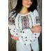 Embroidered blouse "Flowers of Glory Red"